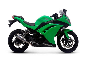 Termignoni Carbon Silencer KAWASAKI NINJA 300 2012-16 - Motorcycle Performance Store