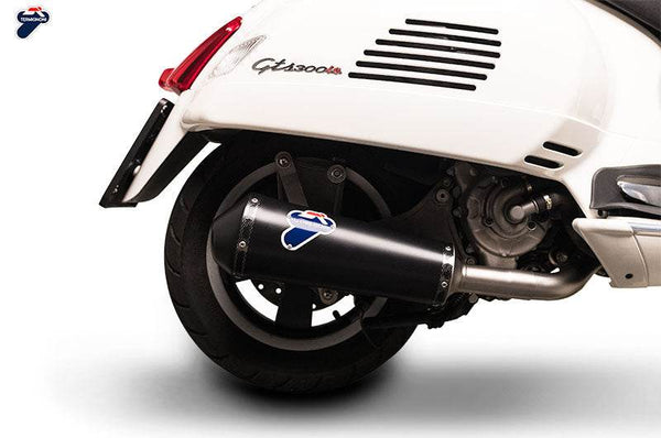 Termignoni Conical Black Racing Silencer Vespa GTS 300 2008-20 - Motorcycle Performance Store