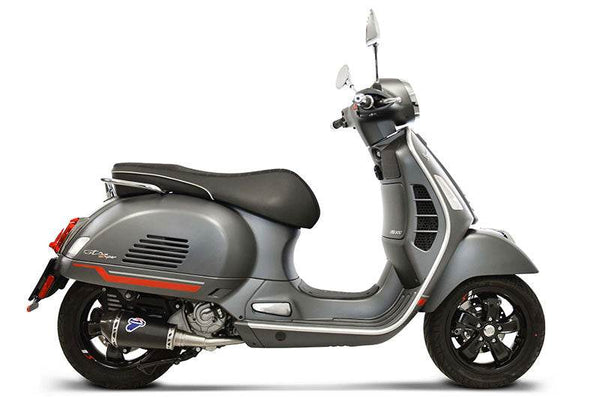Termignoni Conical Black Titanium System Vespa GTS 300 2008-22 - Motorcycle Performance Store