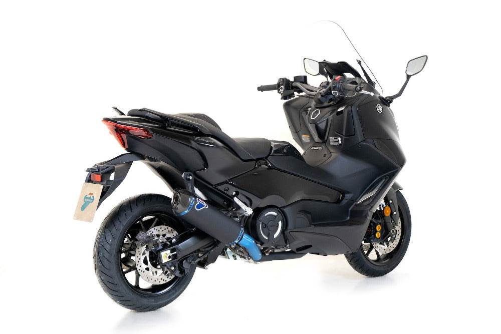 Termignoni Full Black Titanium System Yamaha T-Max 560 2020-24 - Motorcycle Performance Store