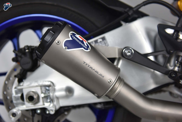 Termignoni GP2R-RHT Titanium Racing Silencer Including Decat Yamaha YZF-R1 2015-24 - Slip on Silencer