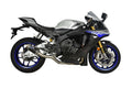 Termignoni GP Classic Racing Silencer Including Decat Yamaha YZF-R1 2015-24 - Slip on Silencer