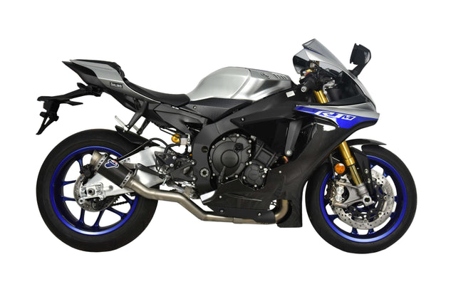 Termignoni GP Classic Racing Silencer Including Decat Yamaha YZF-R1 2015-24 - Slip on Silencer