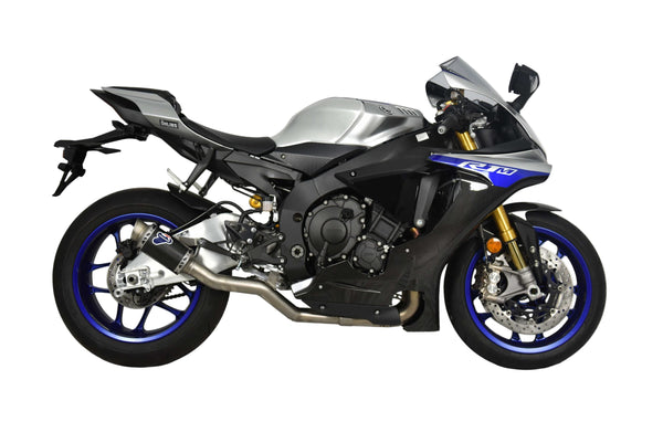 Termignoni GP Classic Racing Silencer Including Decat Yamaha YZF-R1 2015-24 - Slip on Silencer