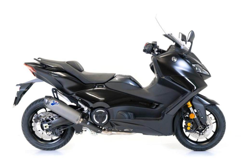 Termignoni Grey Titanium Full System Yamaha T-Max 560 2020-24 - Motorcycle Performance Store