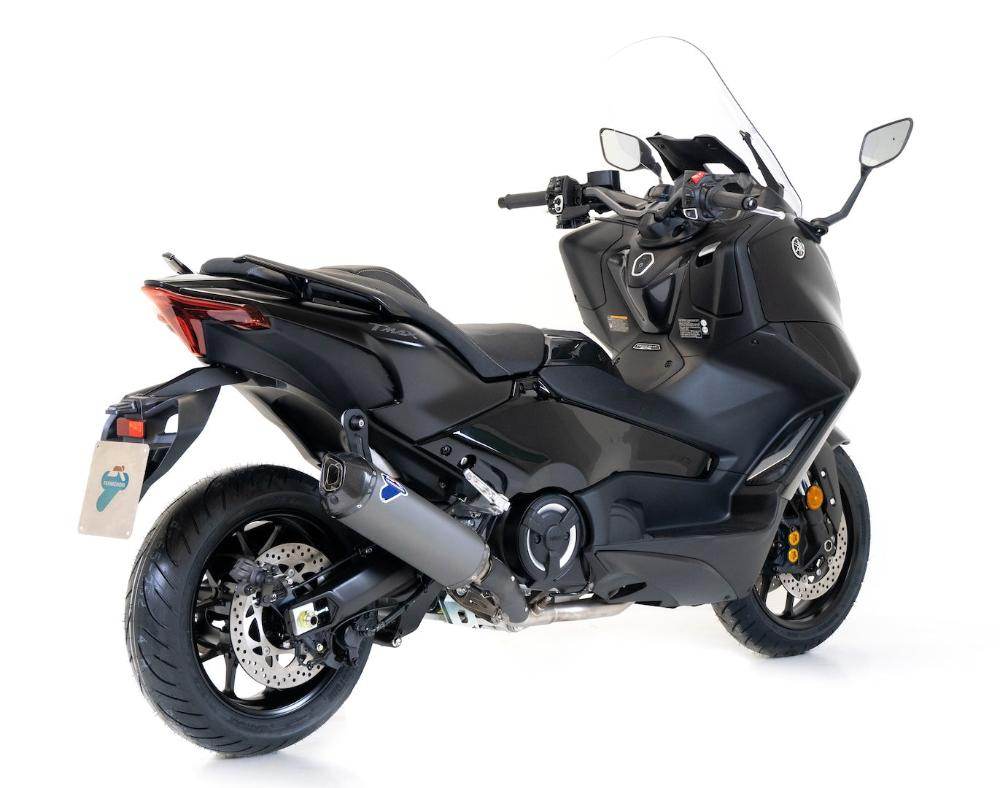 Termignoni Grey Titanium Full System Yamaha T-Max 560 2020-24 - Motorcycle Performance Store