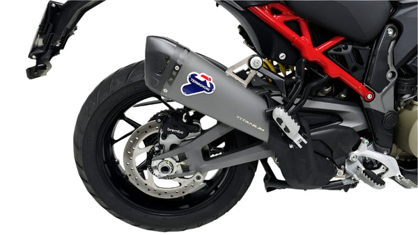 Termignoni Grey Titanium Silencer Ducati Multistrada V4 2025-26 - Slip on Silencer