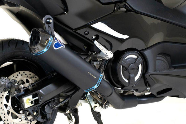 Termignoni Homologated Black Exhaust System Yamaha T-Max 560 2020-24 - Motorcycle Performance Store