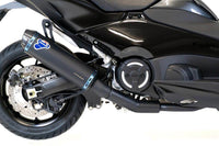 Termignoni Homologated Black Exhaust System Yamaha T-Max 560 2020-24 - Motorcycle Performance Store