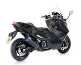 Termignoni Homologated Black Exhaust System Yamaha T-Max 560 2020-24 - Motorcycle Performance Store