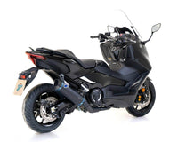 Termignoni Homologated Black Exhaust System Yamaha T-Max 560 2020-24 - Motorcycle Performance Store