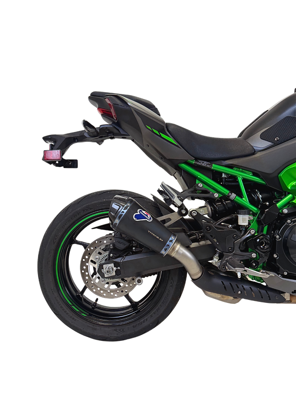 Termignoni Relevance Black-Blue Titanium Silencer Kawasaki Z900 2024-25 - Slip on Silencer