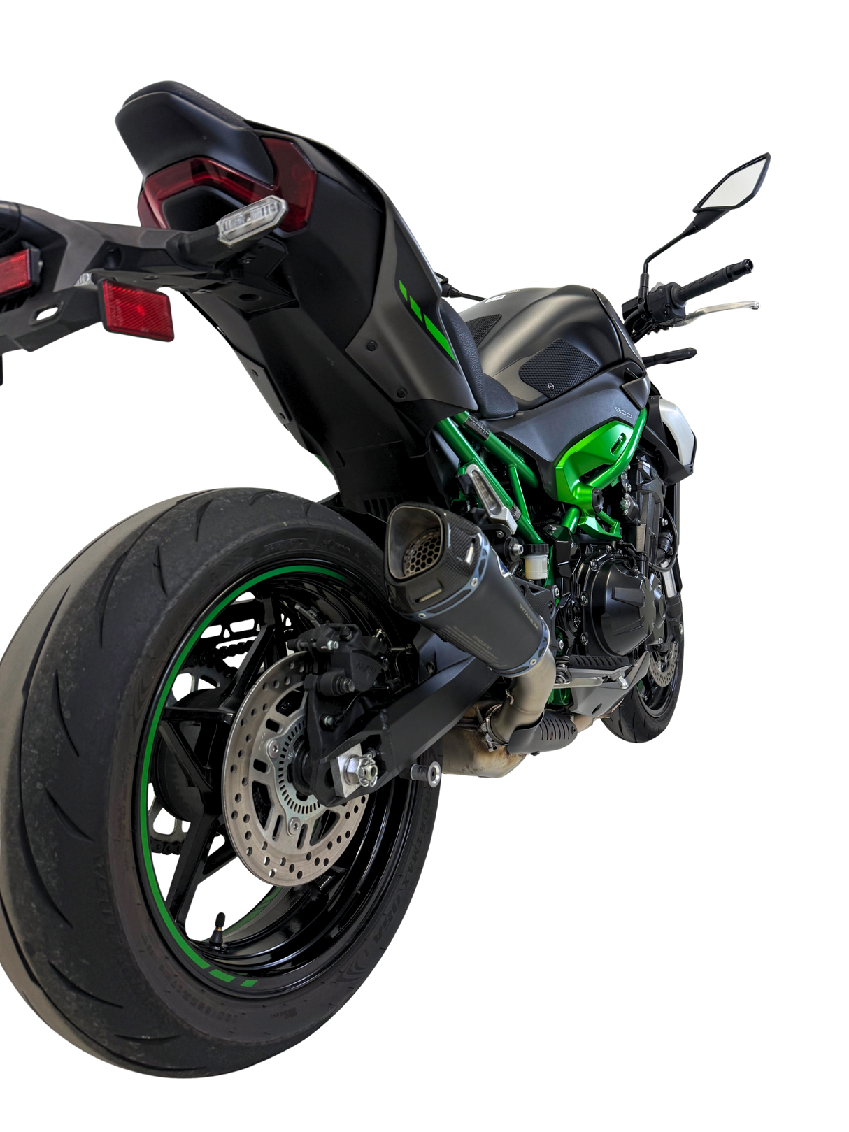 Termignoni Relevance Black-Blue Titanium Silencer Kawasaki Z900 2024-25 - Slip on Silencer