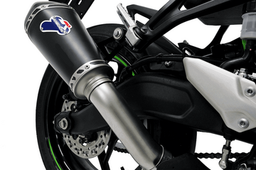 Termignoni Relevance Black Inox Silencer Kawasaki ZX-4R 2024-26 - Motorcycle Performance Store
