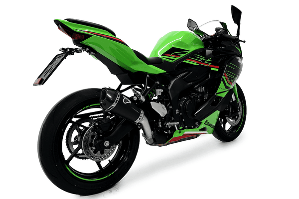 Termignoni Relevance Black Inox Silencer Kawasaki ZX-4R 2024-26 - Motorcycle Performance Store