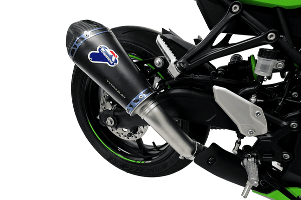 Termignoni Relevance Conical Black Silencer Kawasaki ZX-4R 2024-25 - Motorcycle Performance Store
