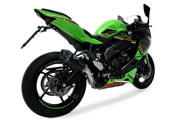 Termignoni Relevance Conical Black Silencer Kawasaki ZX-4R 2024-26 - Motorcycle Performance Store