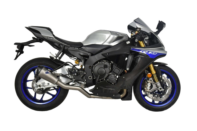 Termignoni Relevance Titanium Racing Silencer Including Decat Yamaha YZF-R1 2015-24 - Slip on Silencer