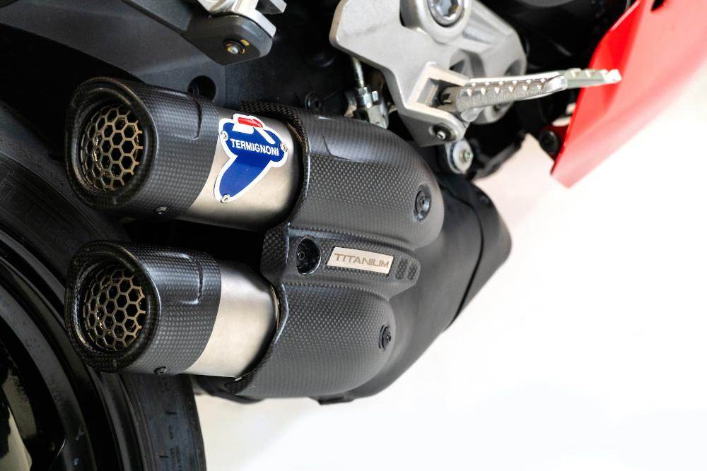 Termignoni Titanium Homologated Silencer Ducati Supersport 950 2021-25 - Motorcycle Performance Store