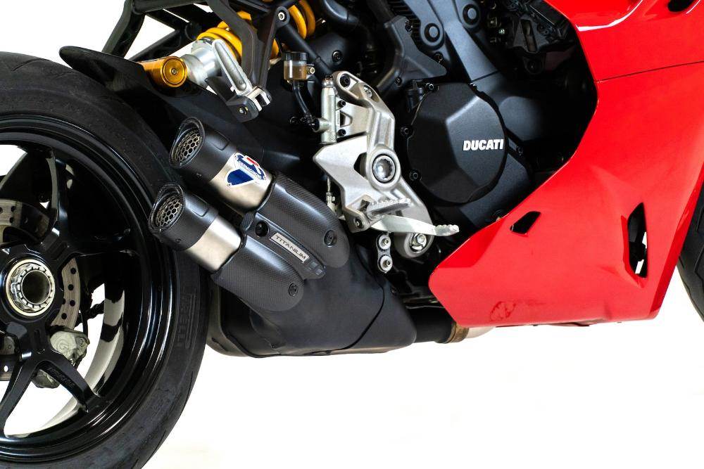 Termignoni Titanium Homologated Silencer Ducati Supersport 950 2021-25 - Motorcycle Performance Store