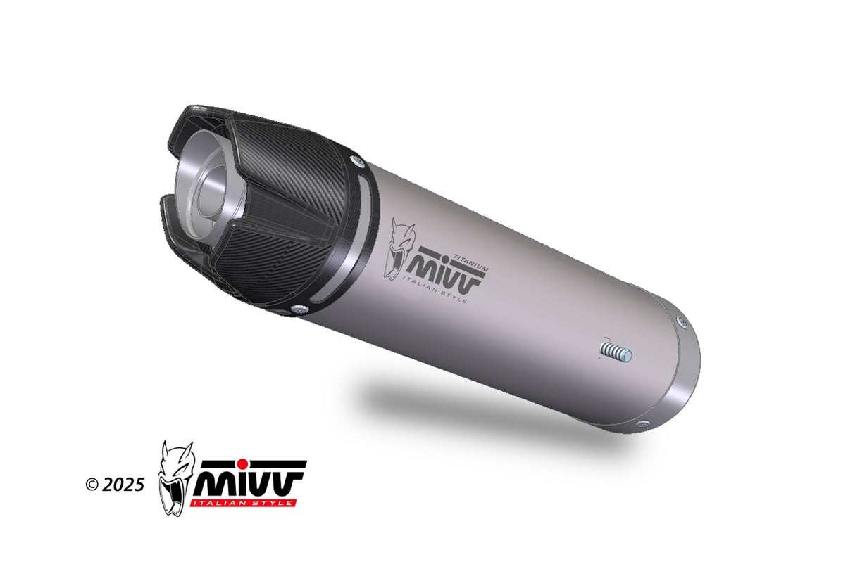 Mivv AK-1 Titanium Underseat Silencer | Honda CBR600RR 2024-26 image 4