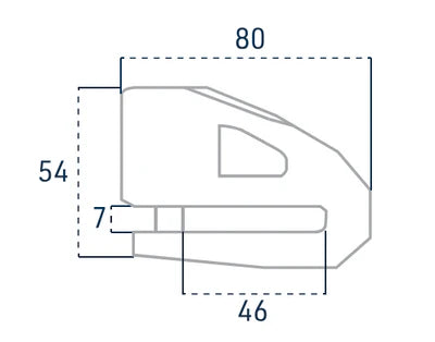 Urban Security UR210S Motorcycle Disc Lock + Cable