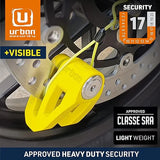 Urban Security UR210Y Motorcycle Disc Lock + Cable