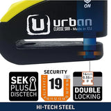 Urban Security 999 Motorcycle Disc Lock with Alarm