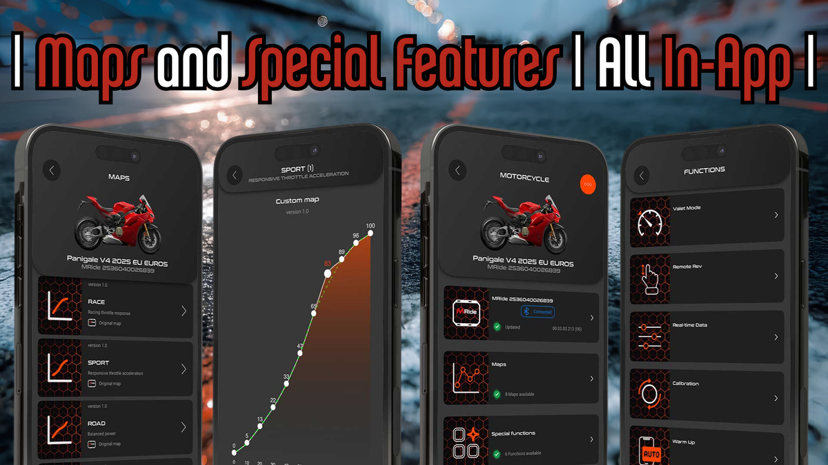 UpMap MRide Throttle Response Tuner | Ducati Supersport 950 2021-24 image 3