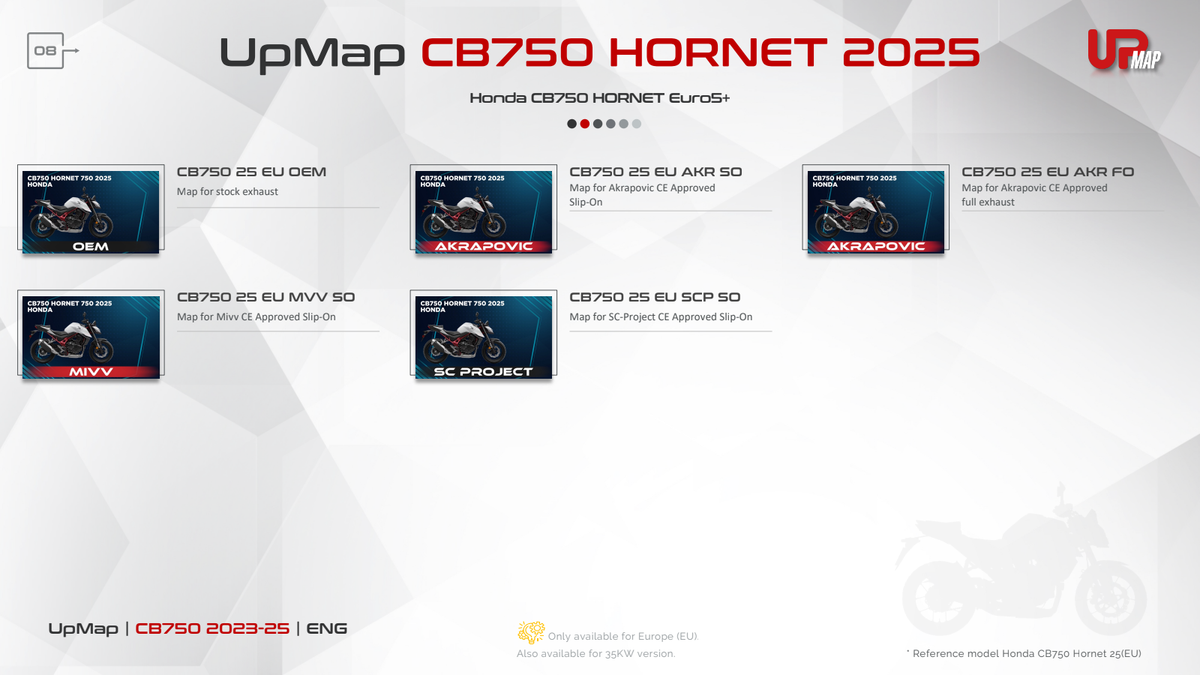 T800+ UpMap Inc Kabel Honda CB750 Hornet 2023-25 image 7