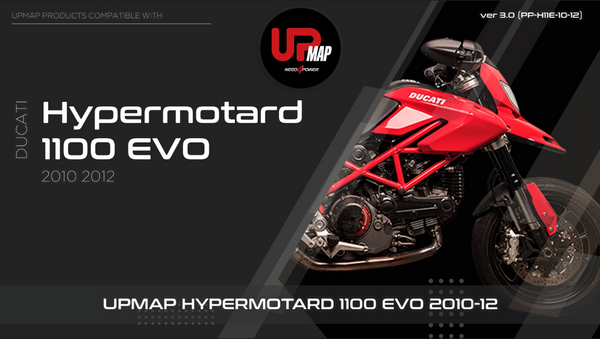 UpMap T800+ for the Ducati Hypermotard 1100 Evo (2010-12). Available at Motorcycle Performance Store.