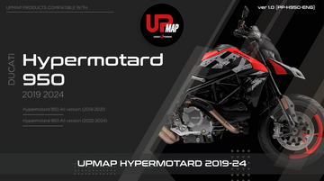 UpMap T800+ for the Ducati Hypermotard 950 (2019-25). Available at Motorcycle Performance Store.