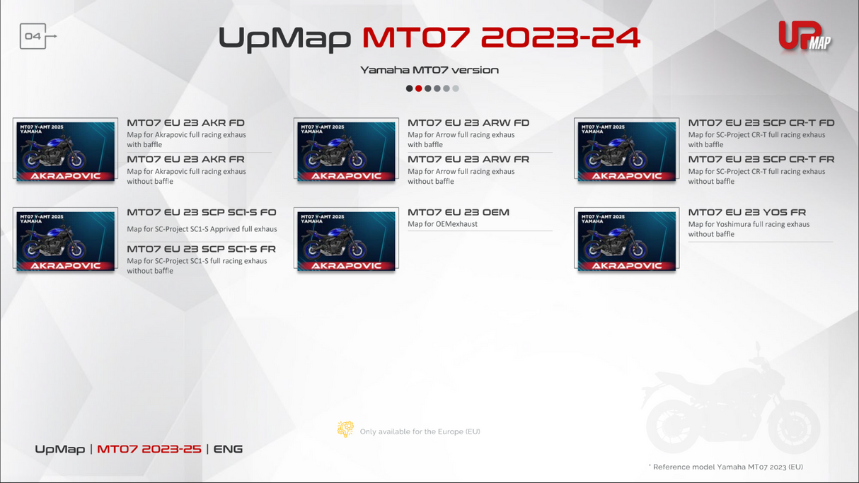 T800+ UpMap Inc Cable Yamaha MT-07 (Y-AMT) 2023-25 image 3