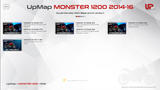 T800+ UpMap Inc Cable Ducati Monster 1200 (S/R) 2014-21