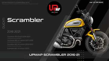 UpMap T800+ for the Ducati Scrambler 800 (2017-25). Available at Motorcycle Performance Store.