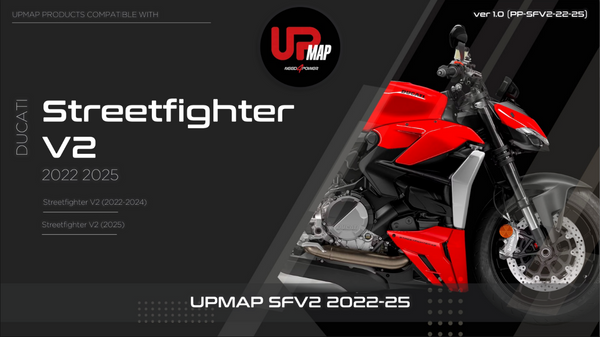 UpMap T800+ for the Ducati Streetfighter V2 (2022-26). Available at Motorcycle Performance Store.