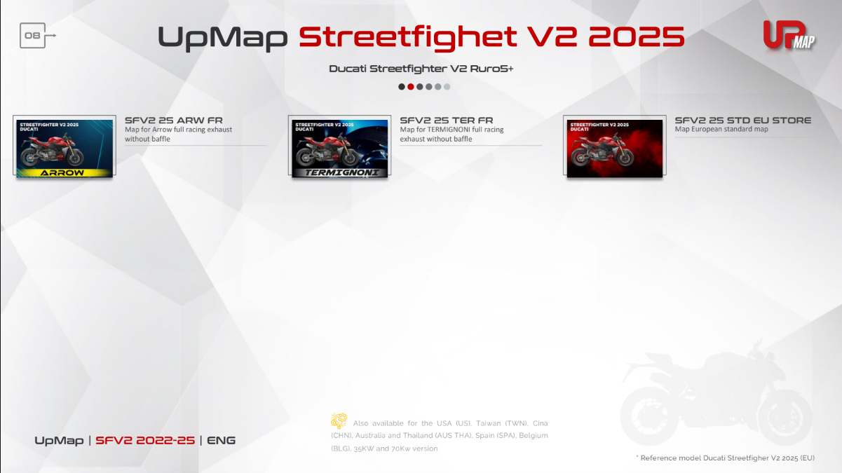 T800+ UpMap Inc Cable Ducati Streetfighter V2 2022-26 image 4