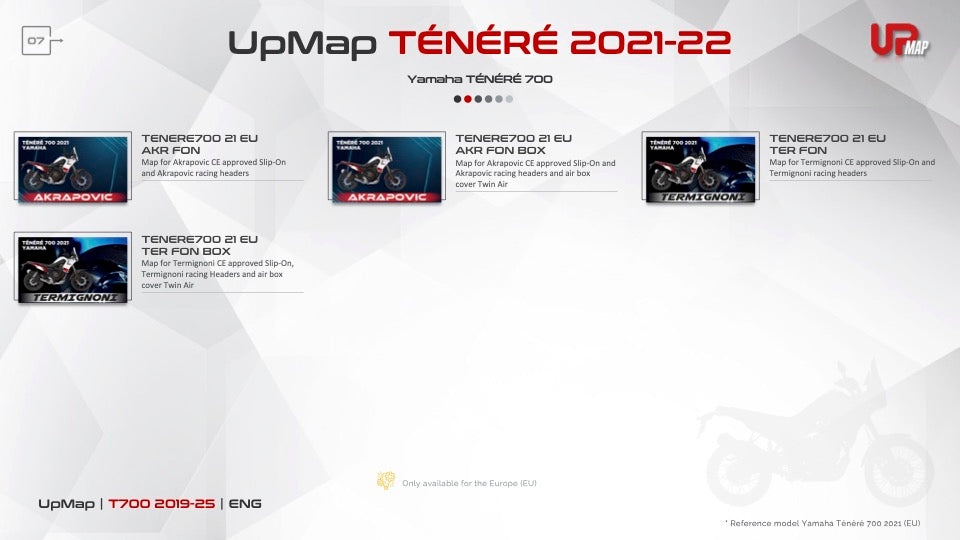 T800+ UpMap Inc Cable Yamaha Tenere 700 2019-25 image 5