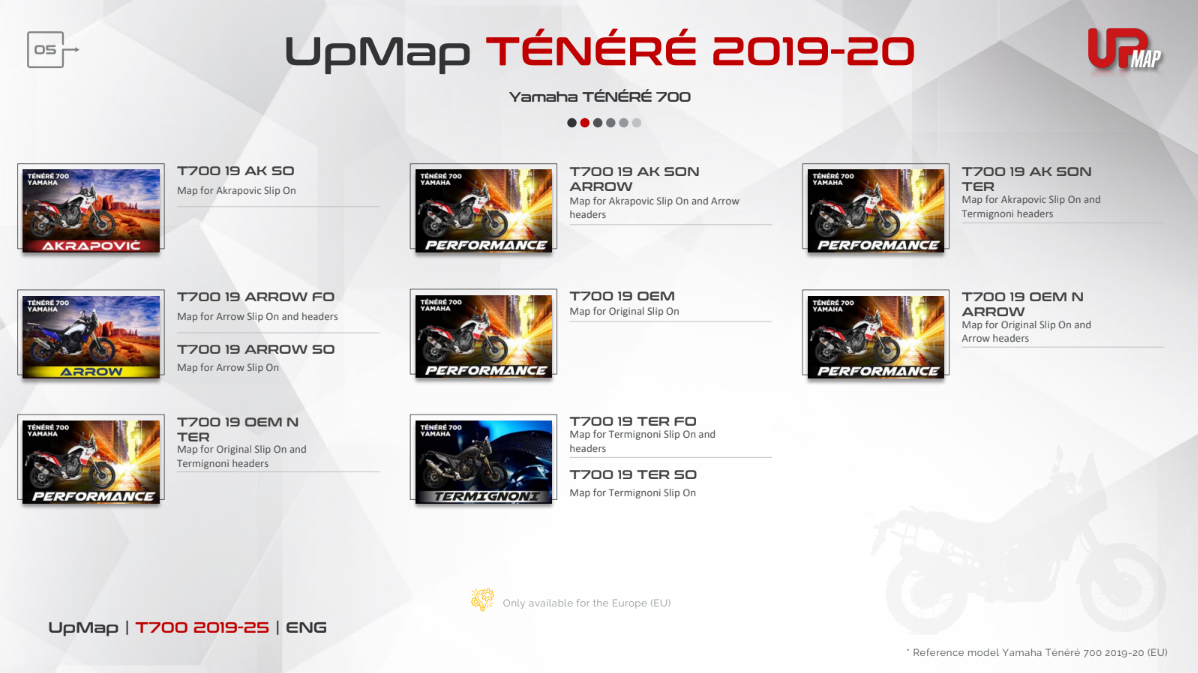 T800+ UpMap Inc Cable Yamaha Tenere 700 2019-25 image 3