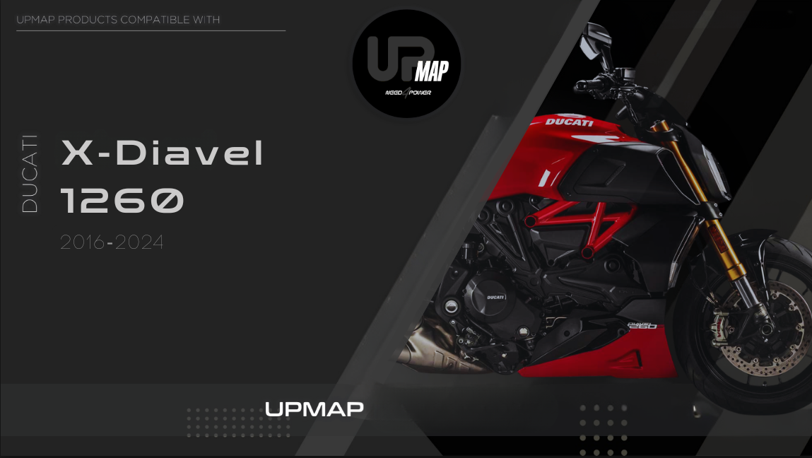 UpMap T800+ for the Ducati X-Diavel 1260 (2016-24). Available at Motorcycle Performance Store.