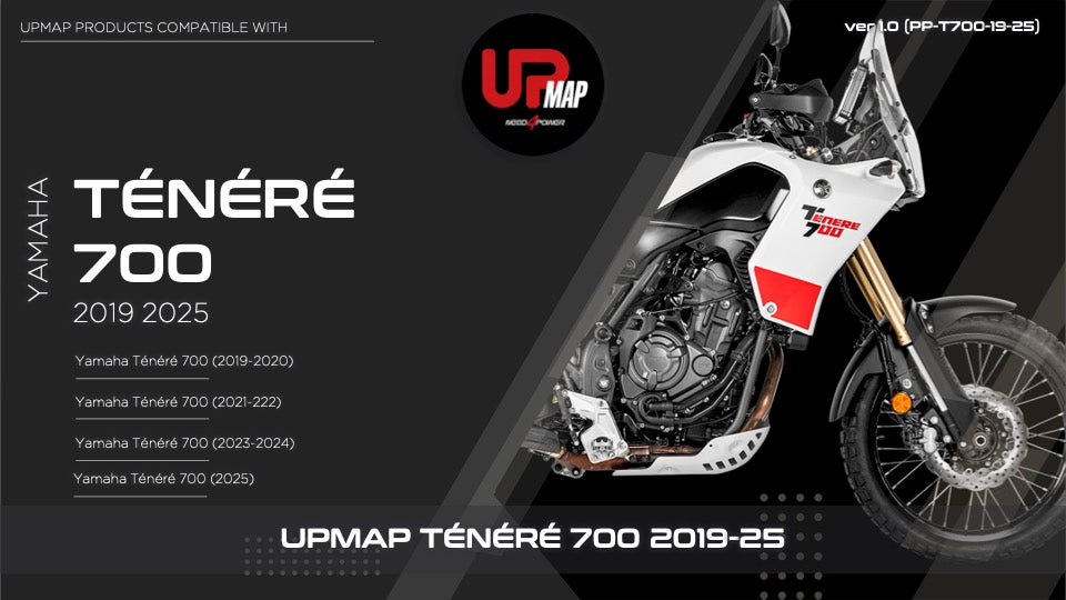 T800+ UpMap Inc Cable Yamaha Tenere 700 2019-25