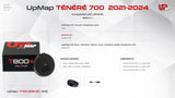 T800+ UpMap Inc Cable Yamaha Tenere 700 2019-25