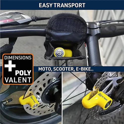 Urban Security 564A Motorcycle Disc Lock - Motorcycle Care & Maintenance