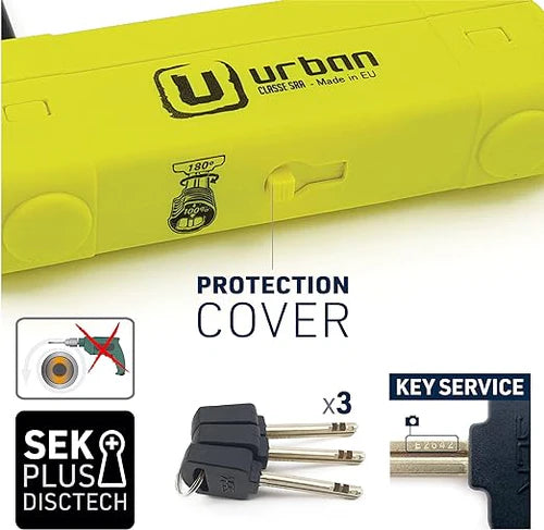Urban Security UR120310 Motorcycle U Lock - Motorcycle Care & Maintenance