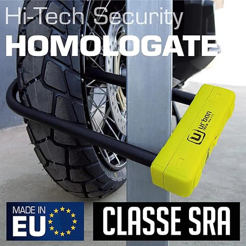 Urban Security UR120310 Motorcycle U Lock - Motorcycle Care & Maintenance