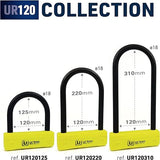 Urban Security UR120310 Motorcycle U Lock - Motorcycle Care & Maintenance