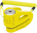 Urban Security UR210Y Motorcycle Disc Lock  Cable - Motorcycle Care & Maintenance
