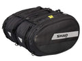 SHAD SL58 expandable motorcycle saddle bags 58 litre soft panniers with waterproof covers and reflective panels_7