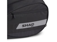 SHAD SL58 expandable motorcycle saddle bags 58 litre soft panniers with waterproof covers and reflective panels_7