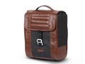 SHAD SR38 cafe racer style pannier 10 litre leather look motorcycle side bag with lock system and rain cover